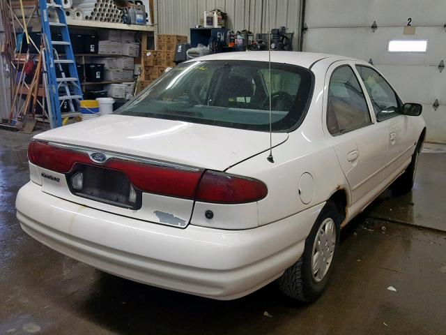 1FAFP6631YK120843 - 2000 FORD CONTOUR SE WHITE photo 4