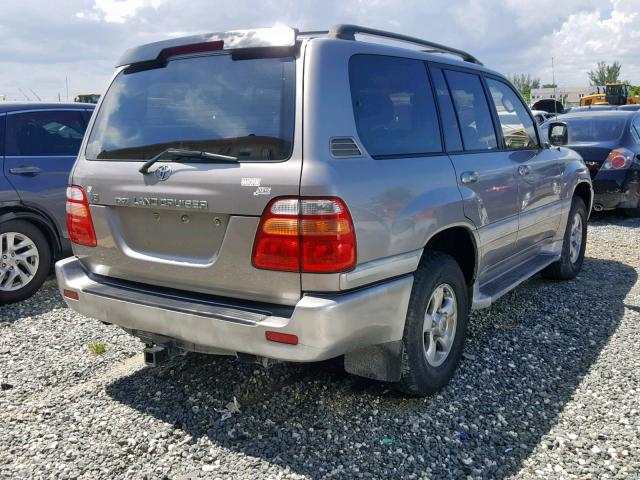 JTEHT05J822022665 - 2002 TOYOTA LAND CRUIS GRAY photo 4