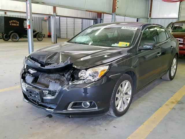 1G11H5SLXEF158893 - 2014 CHEVROLET MALIBU LTZ გრაფიტი ფოტო 2