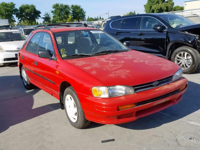 JF1GF2357SG816154 - 1995 SUBARU IMPREZA L RED photo 1