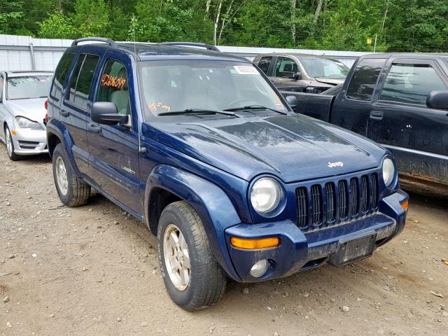 1J4GL58K14W209916 - 2004 JEEP LIBERTY LI BLUE photo 1