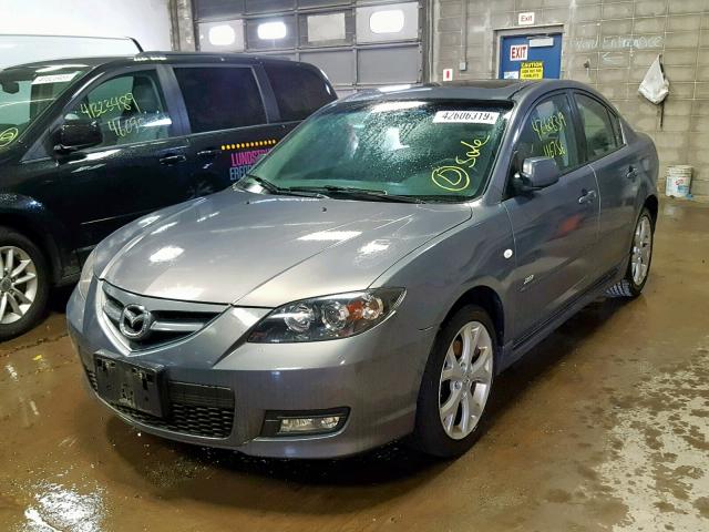 JM1BK323771709203 - 2007 MAZDA 3 S GRAY photo 2