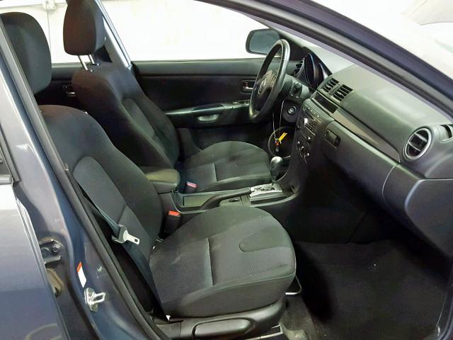 JM1BK323771709203 - 2007 MAZDA 3 S GRAY photo 5