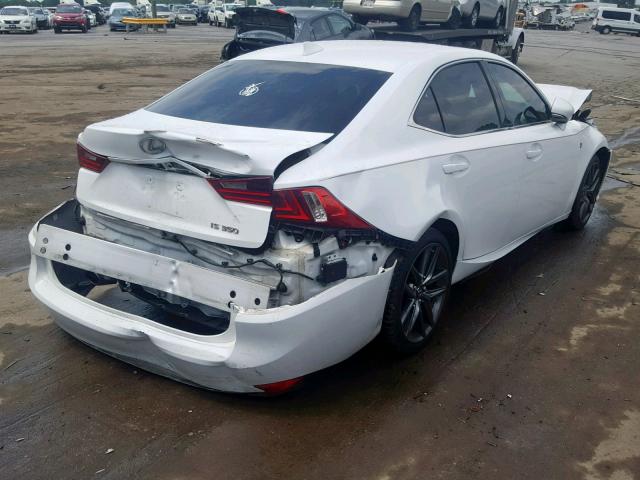 JTHBE1D22E5013689 - 2014 LEXUS IS 350 WHITE photo 4