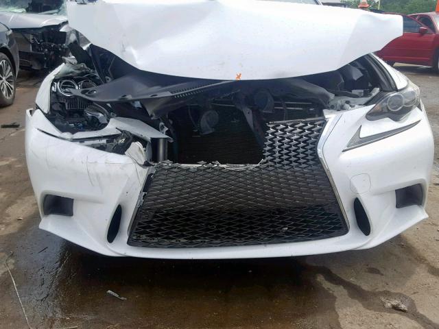 JTHBE1D22E5013689 - 2014 LEXUS IS 350 WHITE photo 9