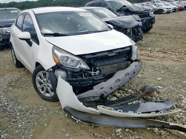 KNADN4A37D6210713 - 2013 KIA RIO EX WHITE photo 1