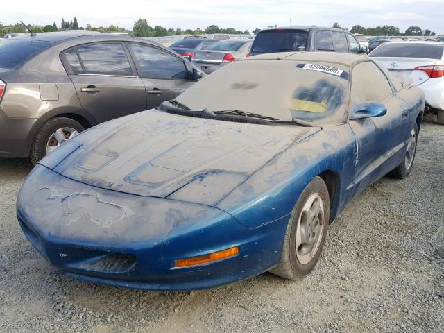 2G2FS22S2R2202711 - 1994 PONTIAC FIREBIRD GREEN photo 2