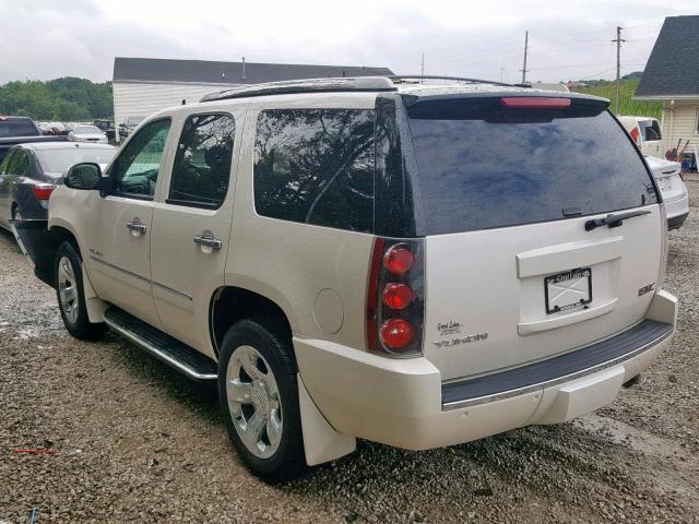 1GKS2EEF6DR142436 - 2013 GMC YUKON DENA WHITE photo 3