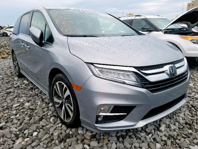 5FNRL6H90JB078060 - 2018 HONDA ODYSSEY EL SILVER photo 1