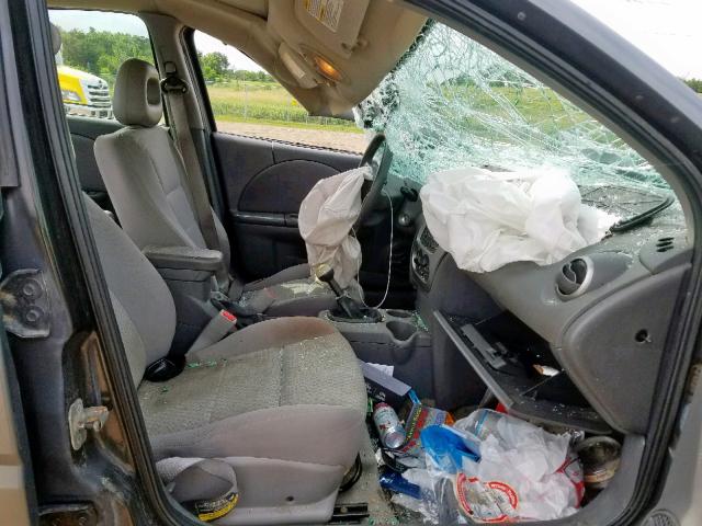 1G8AZ52F45Z173770 - 2005 SATURN ION LEVEL CHARCOAL photo 5