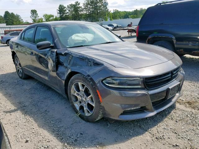 2C3CDXJG6GH112978 - 2016 DODGE CHARGER SX GRAY photo 1