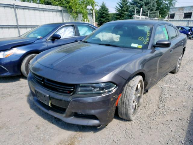 2C3CDXJG6GH112978 - 2016 DODGE CHARGER SX GRAY photo 2