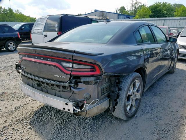 2C3CDXJG6GH112978 - 2016 DODGE CHARGER SX GRAY photo 4