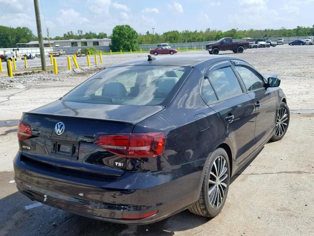 3VWD17AJ2GM295086 - 2016 VOLKSWAGEN JETTA SPOR BLACK photo 4