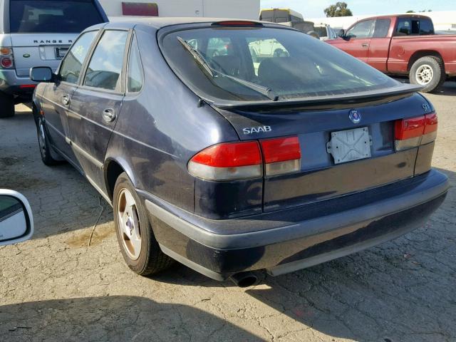 YS3DD55N6X2084730 - 1999 SAAB 9-3 S BLUE photo 3