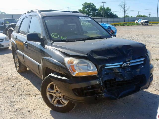 KNDJF723787484691 - 2008 KIA SPORTAGE E BLACK photo 1