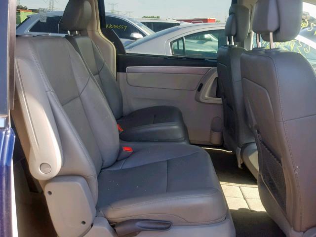 2C4RVABG5ER135254 - 2014 VOLKSWAGEN ROUTAN SE BLUE photo 6