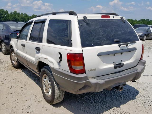 1J4GX48S34C288229 - 2004 JEEP GRAND CHER WHITE photo 3