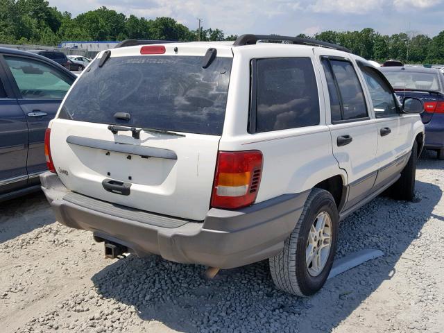 1J4GX48S34C288229 - 2004 JEEP GRAND CHER WHITE photo 4