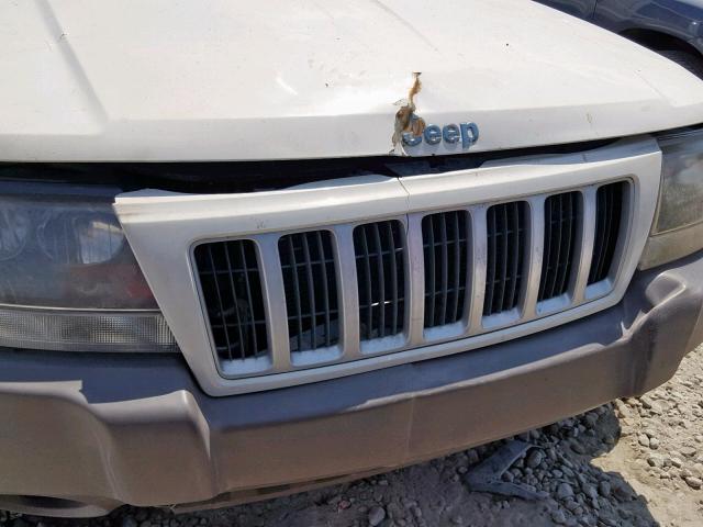 1J4GX48S34C288229 - 2004 JEEP GRAND CHER WHITE photo 9