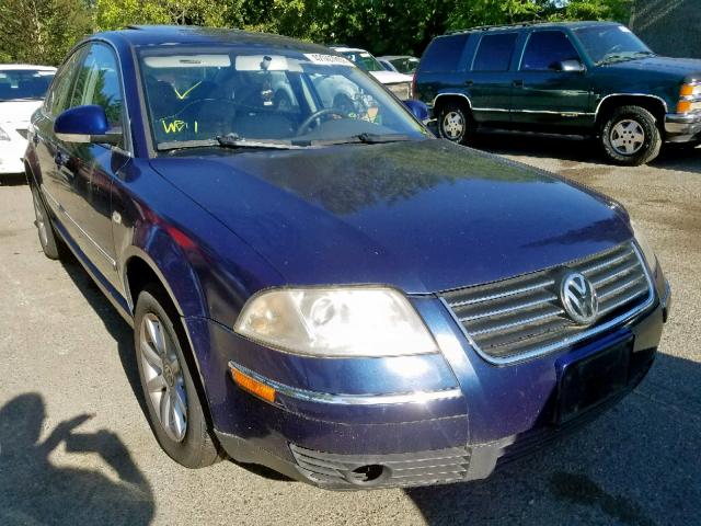 WVWPD63B84P192106 - 2004 VOLKSWAGEN PASSAT GLS BLUE photo 1