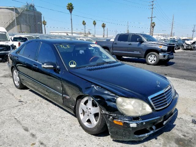 WDBNG75J95A444179 - 2005 MERCEDES-BENZ S 500 BLACK photo 1