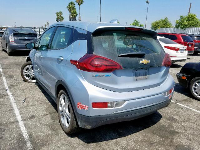 1G1FW6S0XH4150073 - 2017 CHEVROLET BOLT EV LT BLUE photo 3