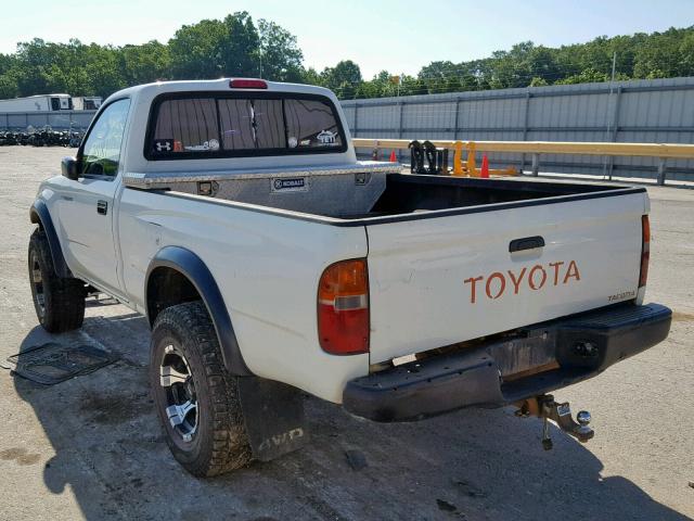 4TAPM62N1VZ316309 - 1997 TOYOTA TACOMA WHITE photo 3