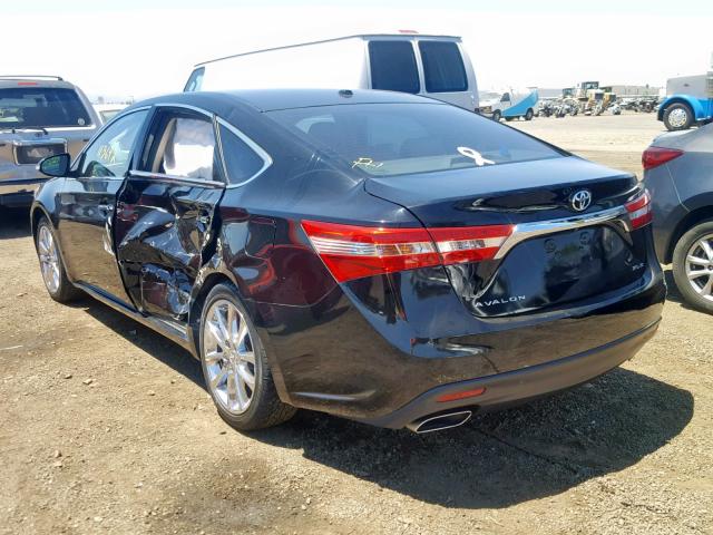 4T1BK1EB6DU017687 - 2013 TOYOTA AVALON BAS BLACK photo 3