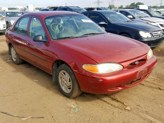 1FAFP10P4XW274968 - 1999 FORD ESCORT LX RED photo 1