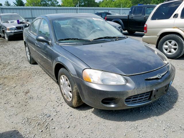 1C3EL46T93N600131 - 2003 CHRYSLER SEBRING LX GRAY photo 1