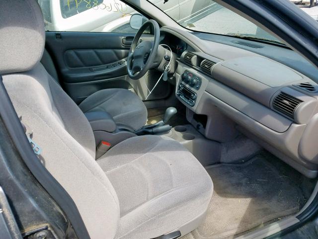 1C3EL46T93N600131 - 2003 CHRYSLER SEBRING LX GRAY photo 5