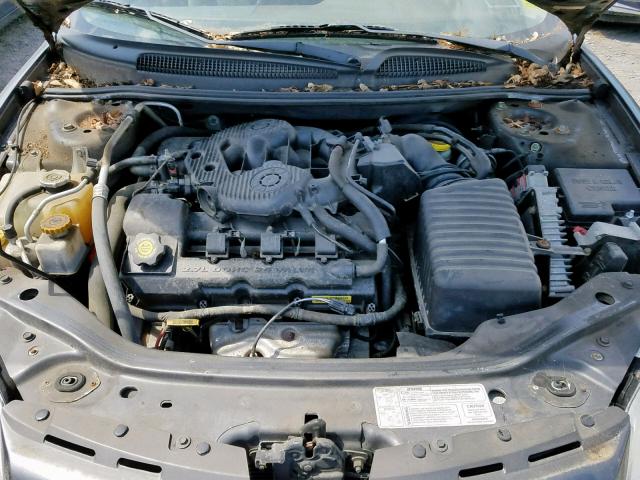 1C3EL46T93N600131 - 2003 CHRYSLER SEBRING LX GRAY photo 7