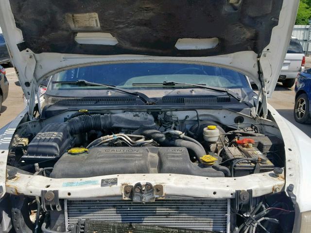 1B7GG2AX6YS624743 - 2000 DODGE DAKOTA QUA WHITE photo 7