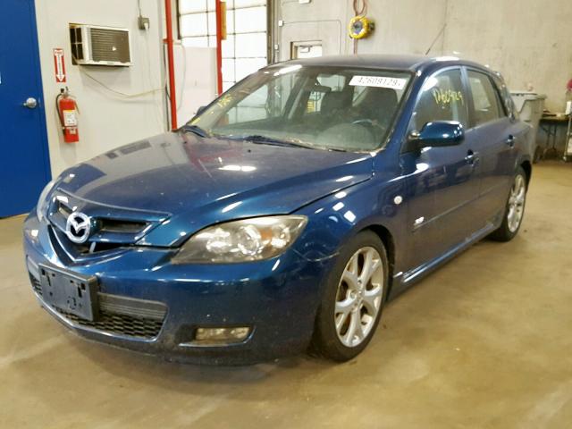 JM1BK343071602829 - 2007 MAZDA 3 HATCHBAC BLUE photo 2