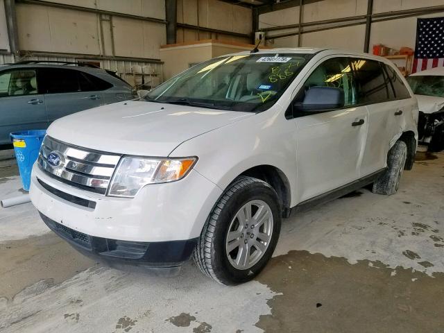 2FMDK3GC2ABB71888 - 2010 FORD EDGE SE WHITE photo 2