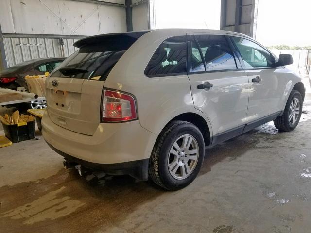 2FMDK3GC2ABB71888 - 2010 FORD EDGE SE WHITE photo 4