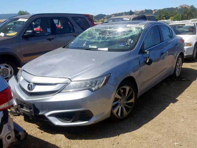 19UDE2F74GA018591 - 2016 ACURA ILX PREMIU SILVER photo 2