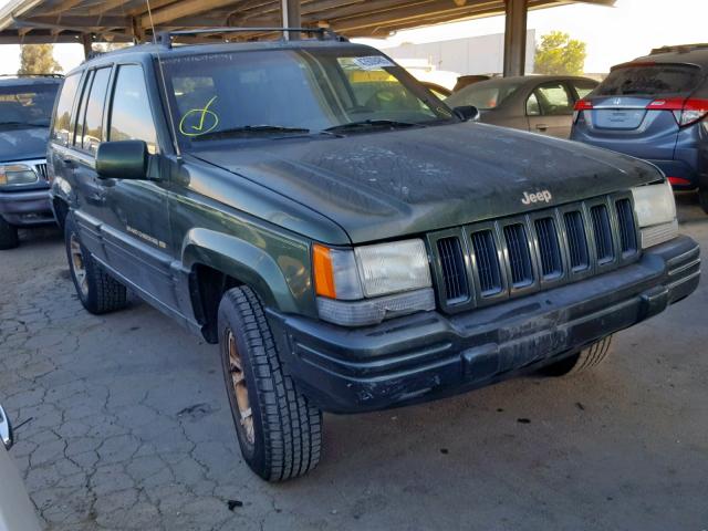 1J4GZ78Y1TC298210 - 1996 JEEP GRAND CHER GREEN photo 1