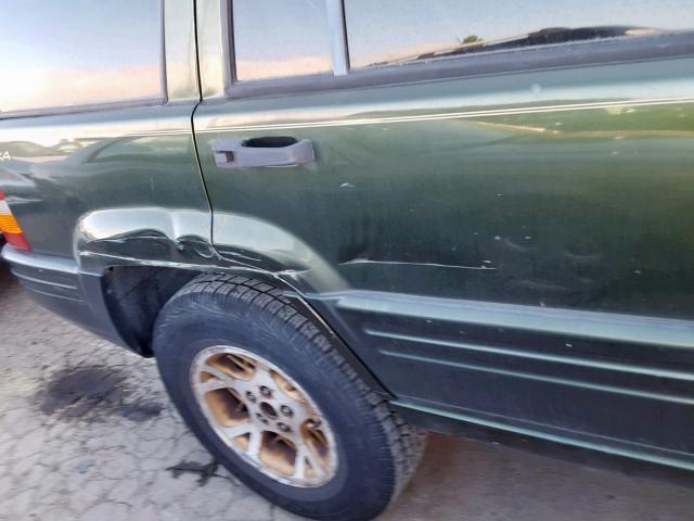 1J4GZ78Y1TC298210 - 1996 JEEP GRAND CHER GREEN photo 9