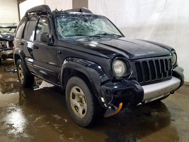 1J4GL38K34W112303 - 2004 JEEP LIBERTY RE BLACK photo 1