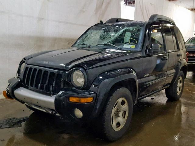 1J4GL38K34W112303 - 2004 JEEP LIBERTY RE BLACK photo 2