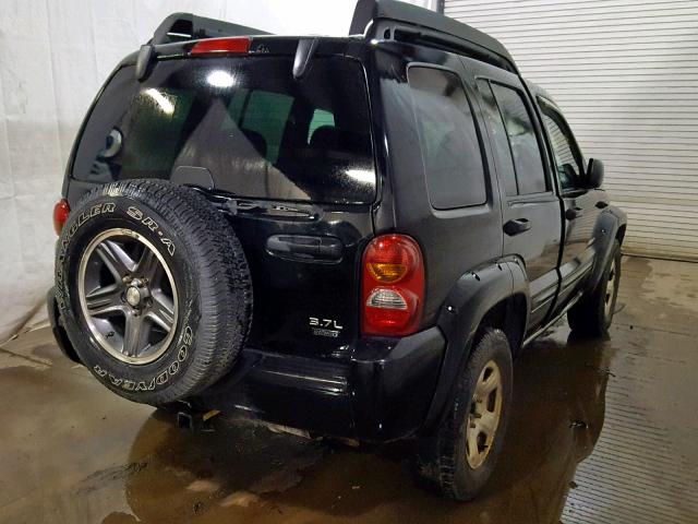 1J4GL38K34W112303 - 2004 JEEP LIBERTY RE BLACK photo 4