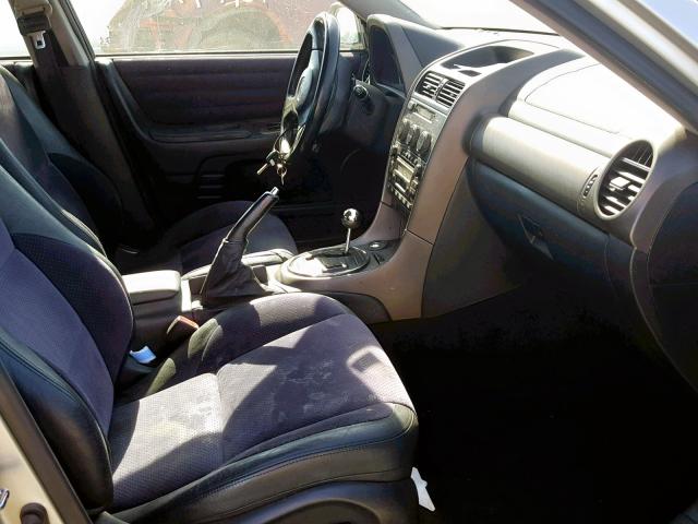 JTHBD182110013929 - 2001 LEXUS IS 300 SILVER photo 5