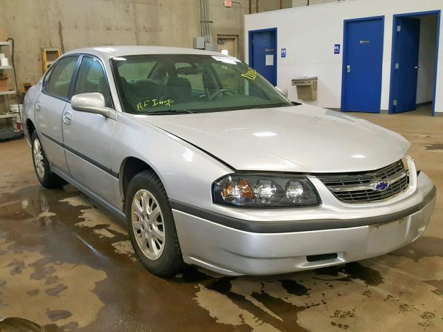 2G1WF52E349274179 - 2004 CHEVROLET IMPALA GRAY photo 1