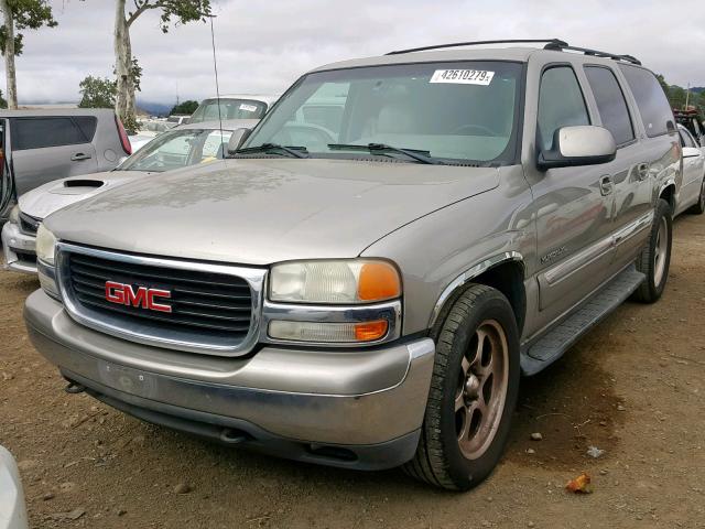 3GKEC16T41G247060 - 2001 GMC YUKON XL C BEIGE photo 2