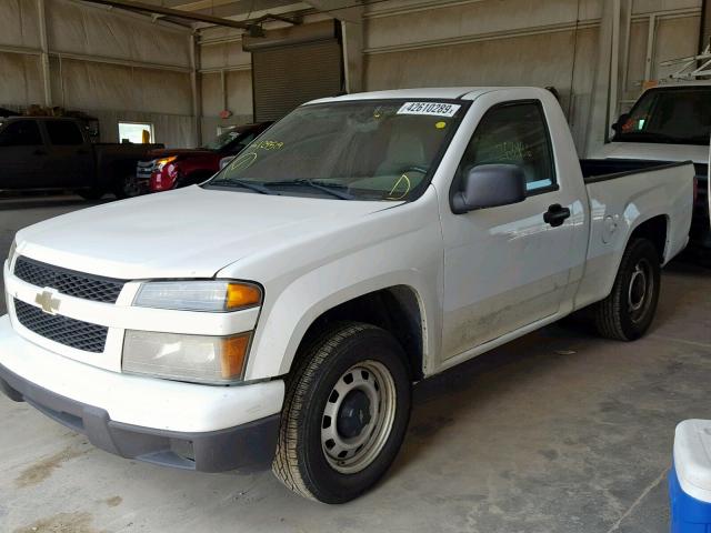 1GCCSBD96A8129519 - 2010 CHEVROLET COLORADO WHITE photo 2