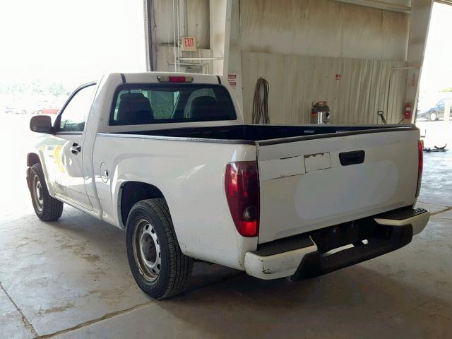 1GCCSBD96A8129519 - 2010 CHEVROLET COLORADO WHITE photo 3