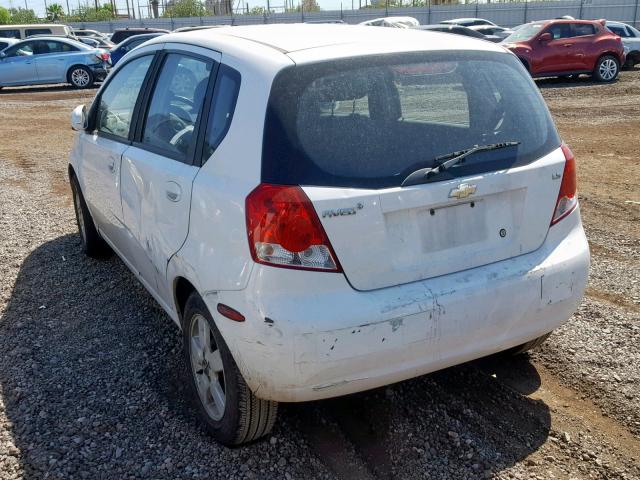 KL1TD666X8B205297 - 2008 CHEVROLET AVEO BASE Ağ foto 3