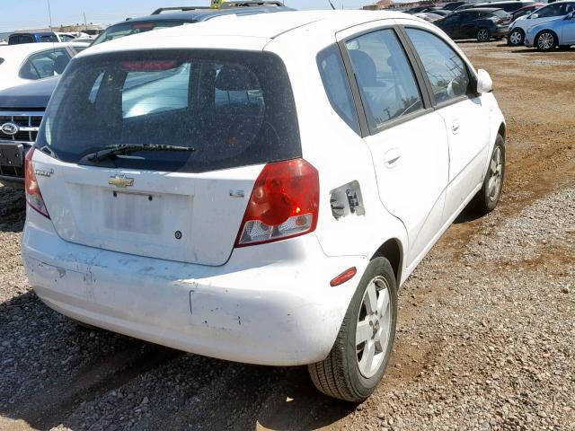 KL1TD666X8B205297 - 2008 CHEVROLET AVEO BASE Ağ foto 4